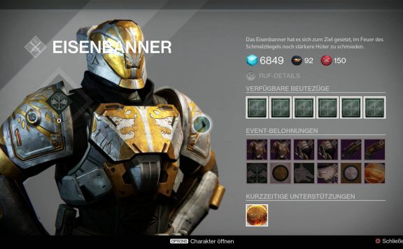 Destiny-Eisenbanner-August