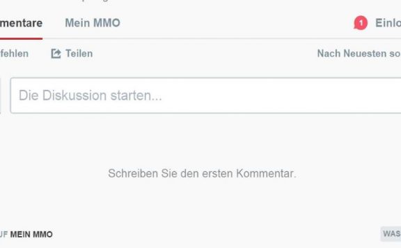 Disqus Mein MMO Kommentare Regel
