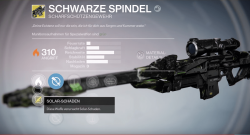 Schwarze-Spindel-Destiny