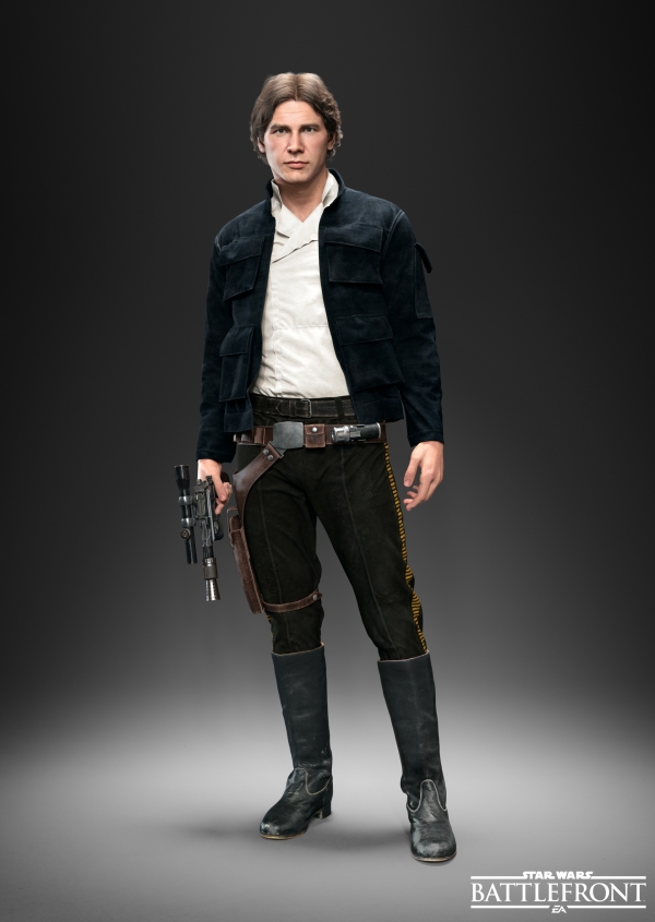 Star Wars Battlefront Han Solo Model