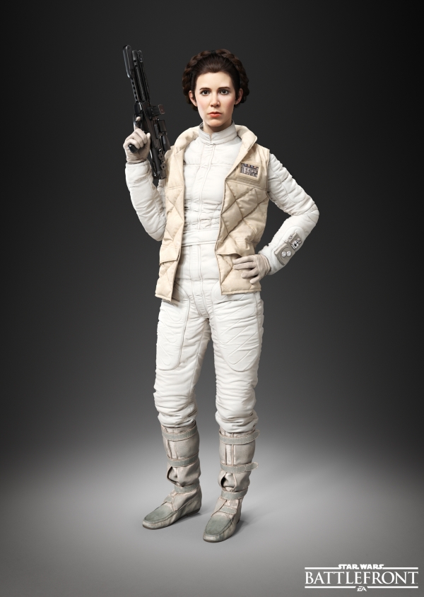 Star Wars Battlefront Leia Model