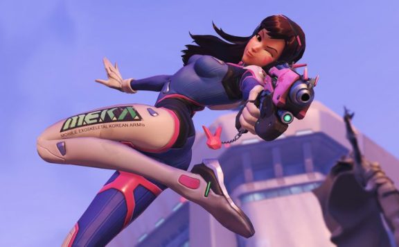 Overwatch Dva jump