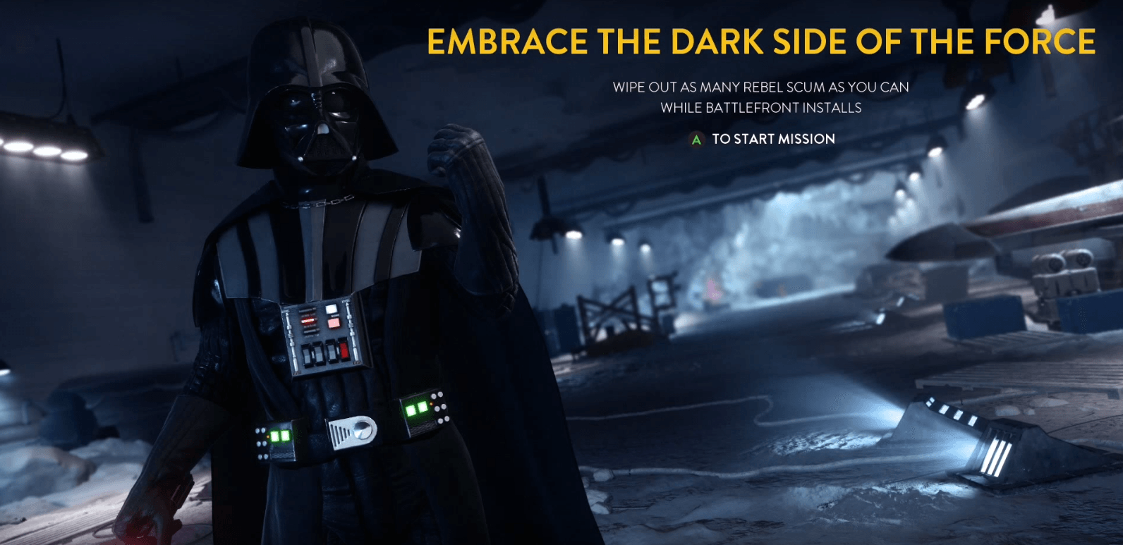Star Wars Battlefront hat Lord Vader als Installations-Spielchen und einige Sachen geändert