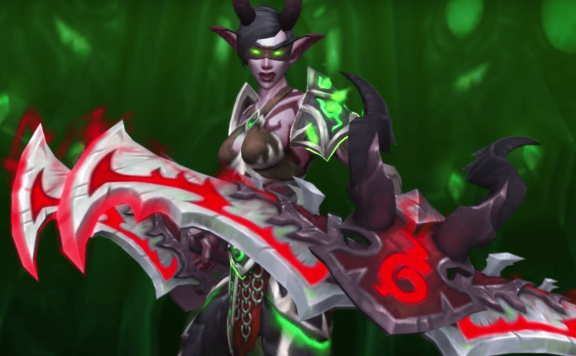 WoW Demon Hunter female nightelf