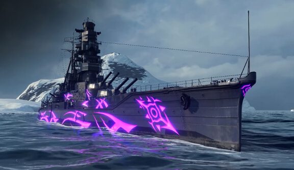 Worldofwarships blue steel fleet kongo