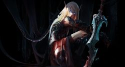 WoW Fanart Chenbo Blood Elf Deathknight