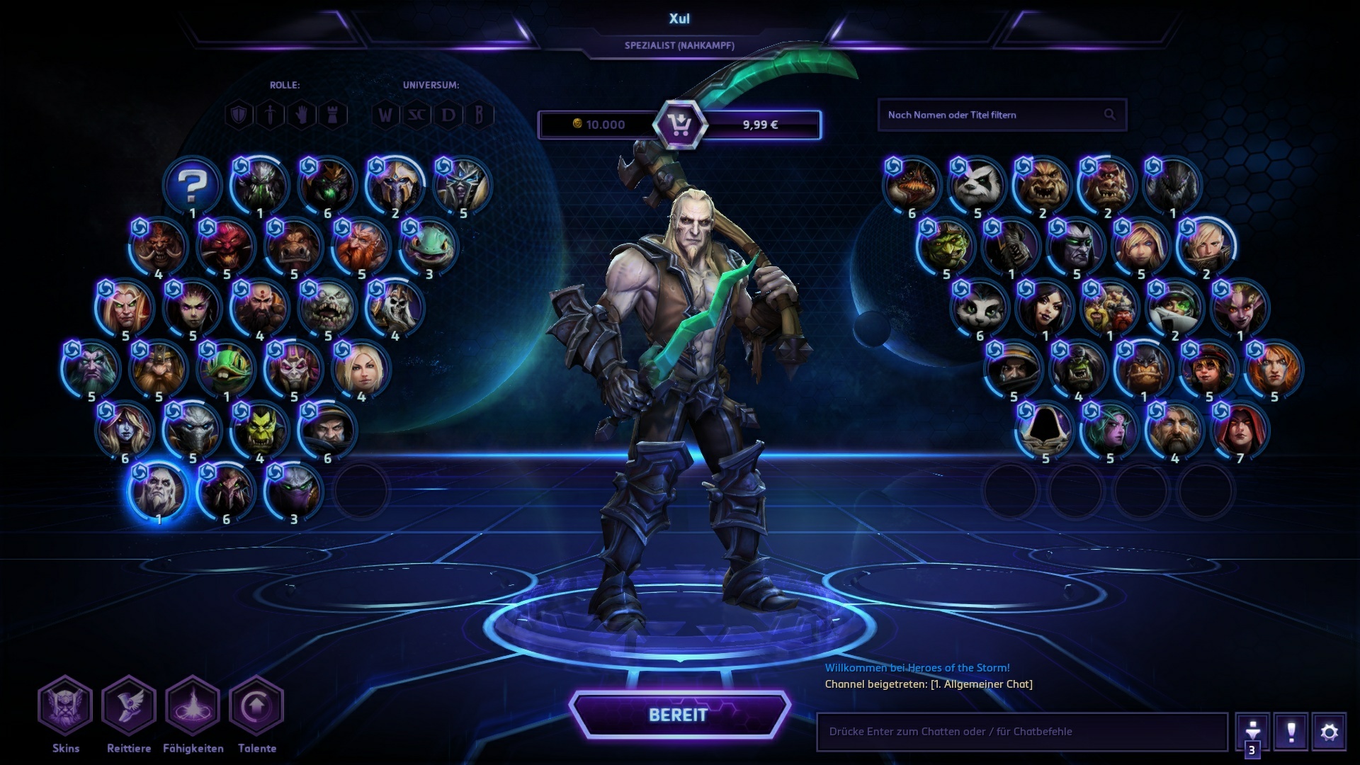 Heroes of the Storm: So sieht meine Heldenauswahl gerade aus – Und Eure auch