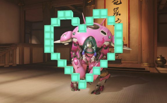Overwatch Dva Emote Heart