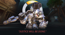 Overwatch Reinhardt Justice Will be Done