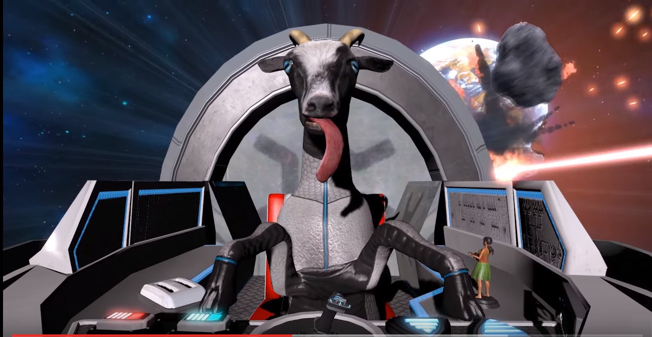 Goat Simulator: Neue Erweiterung veralbert Star Citizen, Schwarzenegger, Star Wars