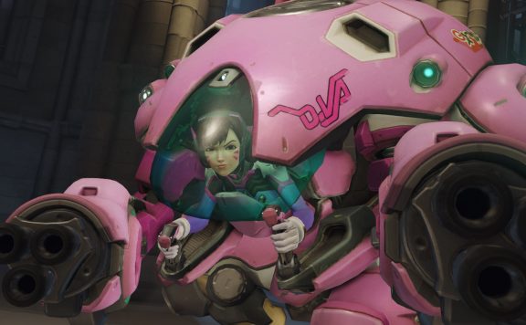 Overwatch Dva shooting
