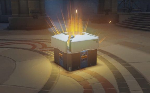 Overwatch Lootbox Opening Animation