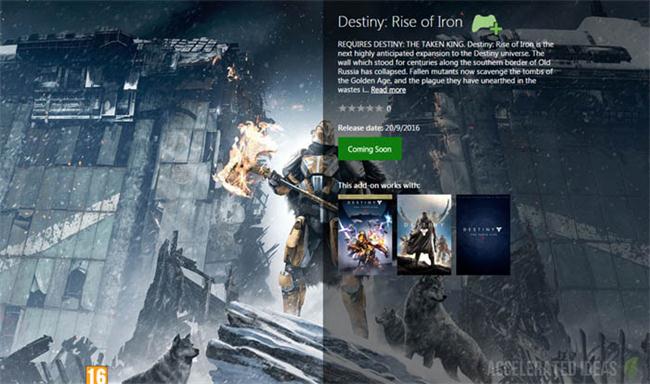 Destiny: “Rise of Iron”-Inhalte geleakt – Neue Gegner, neue Orte, neuer Raid