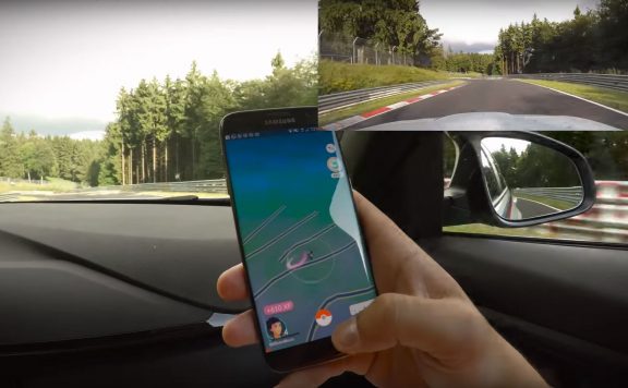 Pokemon GO Rennfahrer Rennstrecke