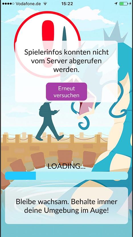 Pokémon GO: Server-Störungen – Einloggen funktioniert nicht [Update]