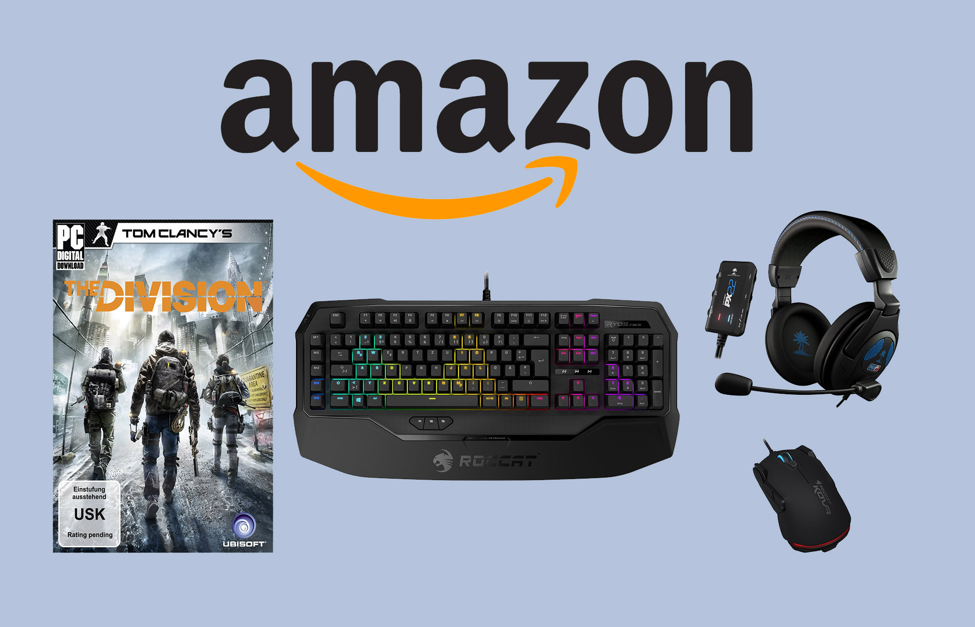 Amazon Schnäppchen am 09.08 für Gamer: The Division, Gaming-Hardware und mehr!