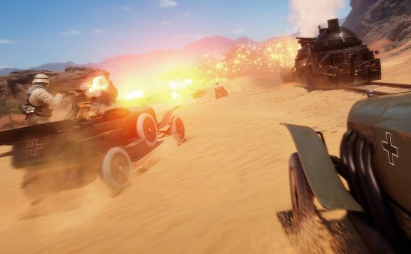 Battlefield 1 Auto Wüste