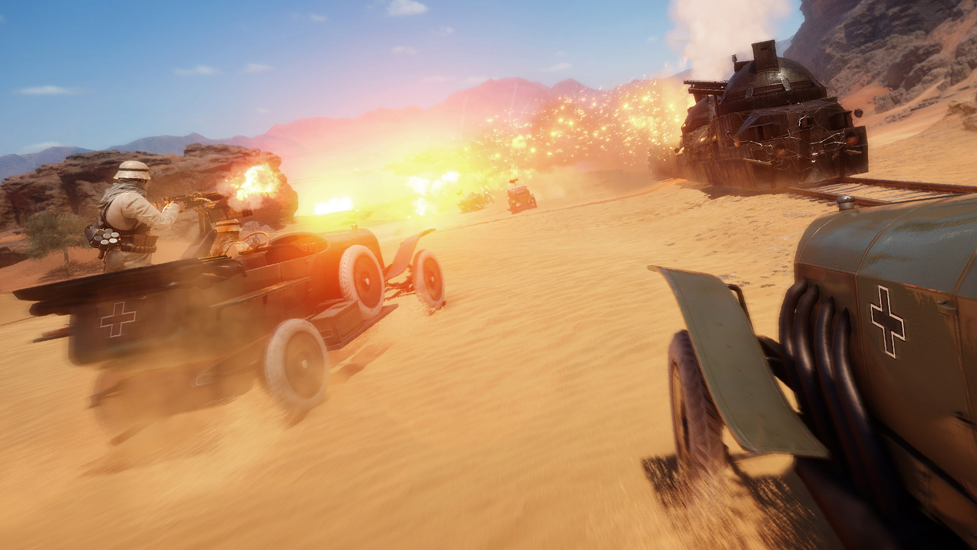 Battlefield 1 Auto Wüste