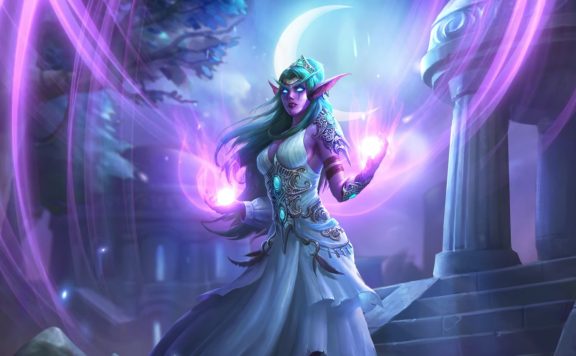 Hearthstone Tyrande Hero Artwork