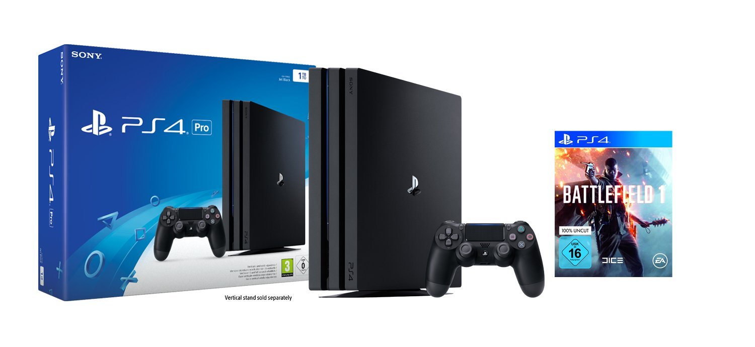 Black Friday bei Amazon: Playstation 4 Pro Bundles mit Battlefield 1, FIFA 17 und Co!