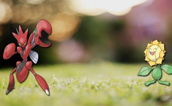 Pokemon GO Scherox Sonnflora TItel