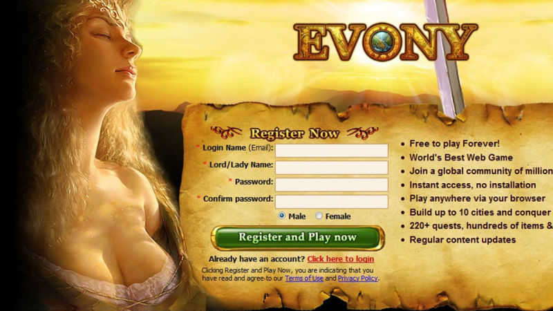 Evony warb mit Brüsten, wurde gehackt – 33 Millionen Accounts betroffen