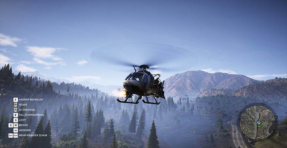 Rückwärtssaltos – Helikopter in Ghost Recon Wildlands spielen verrückt