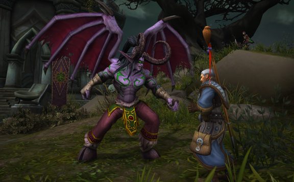 WoW Broken Shore Illidan Khadgar Talk