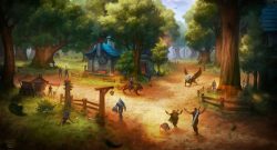 WoW Elwynn Art KAaSTuroveC