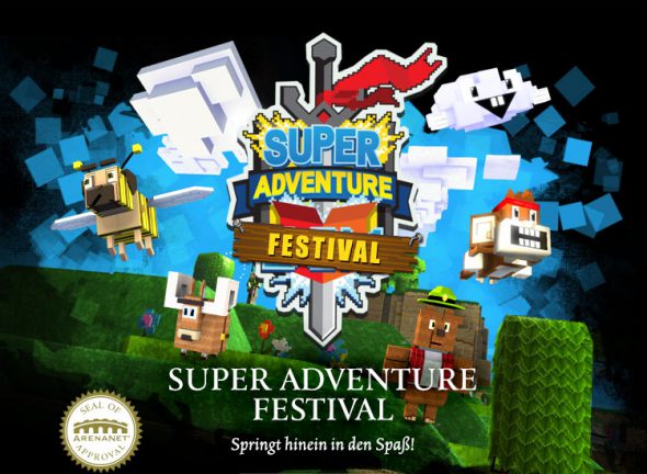 Guild Wars 2 trifft Super Mario im Event „Super Adventure Festival“