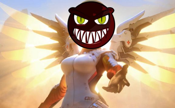 Overwatch Mercy Evilface