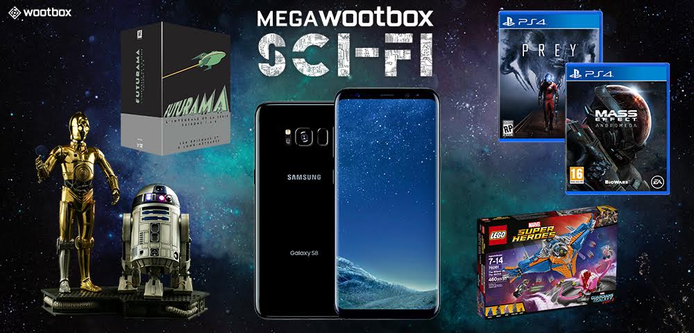 MegaWootbox Sci-Fi: Chance auf Samsung Galaxy S8, C3PO und R2-D2!
