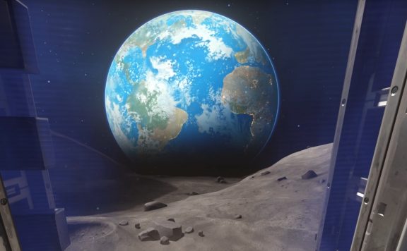 Overwatch Moon Horizon Earth View