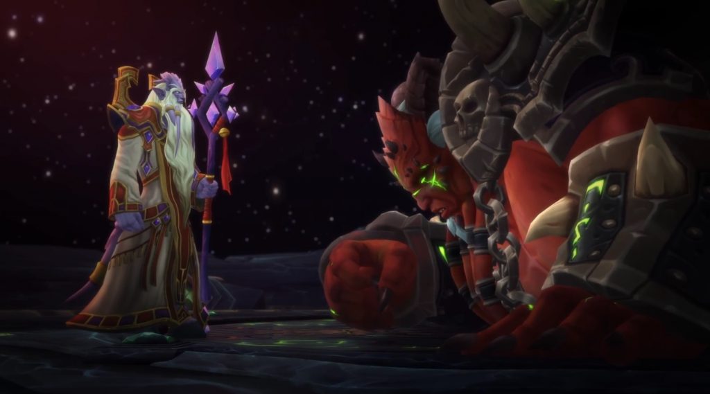 WoW Tomb of Sargeras Cinematic End Kiljaeden Velen
