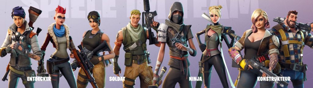 fortnite klassen