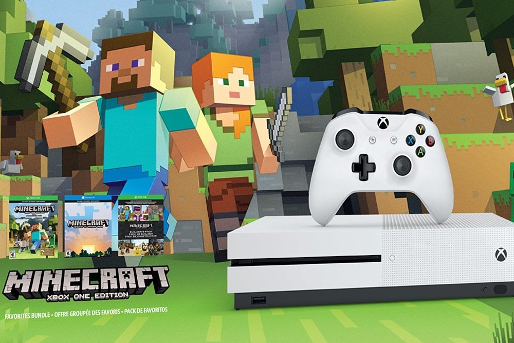 Xbox One S 500 GB in der Minecraft-Edition bei Microsoft im Angebot