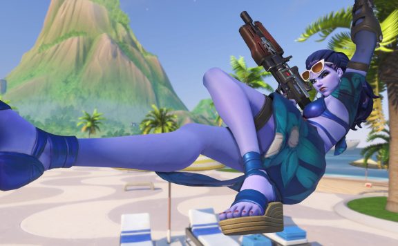 Overwatch Widowmaker Swinging into action Summer Skin