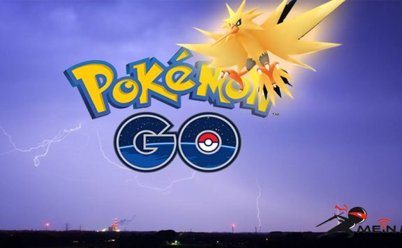 Pokémon GO Zapdos Titel Logo