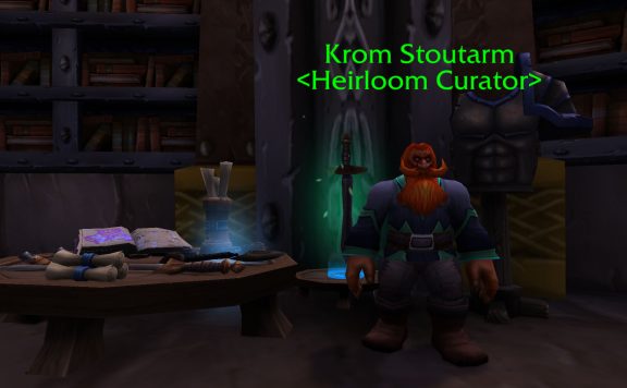 World of Warcraft: Der Kurator für Erbstücke in Eisenschmiede: Krom Starkarm