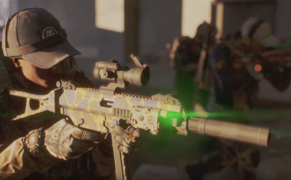 division-agent-waffe-grün