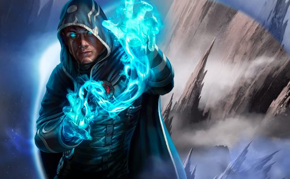 Magic The Gathering Arena Mage Caster blue