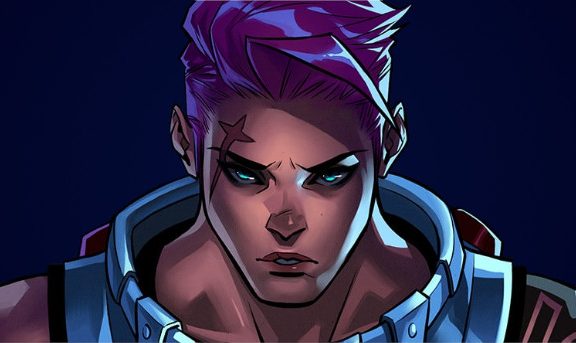 Overwatch Zarya Comic Face