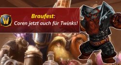 WoW Coren Direbrew Brewfest title