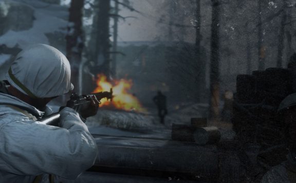 CoD WWII Soldat Schuss Gewehr