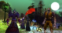 WOrld of Warcraft WoW China Forsaken undead chinese flag differences