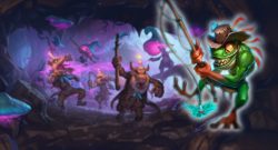 Hearthstone Kobolds and Catacombs Cinematic Still Dungeon Run Tad Title2