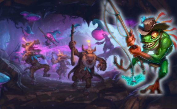 Hearthstone Kobolds and Catacombs Cinematic Still Dungeon Run Tad Title2