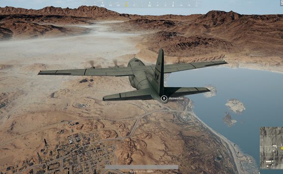 PUBG Flugzeug Sprung Miramar