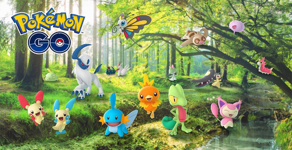 50 Pokémon der 3. Generation sind jetzt in Pokémon GO – Update 0.85.2