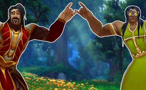 WoW Trial of Style dancing human males